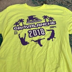 Gravitated Equations neon staff tshirt